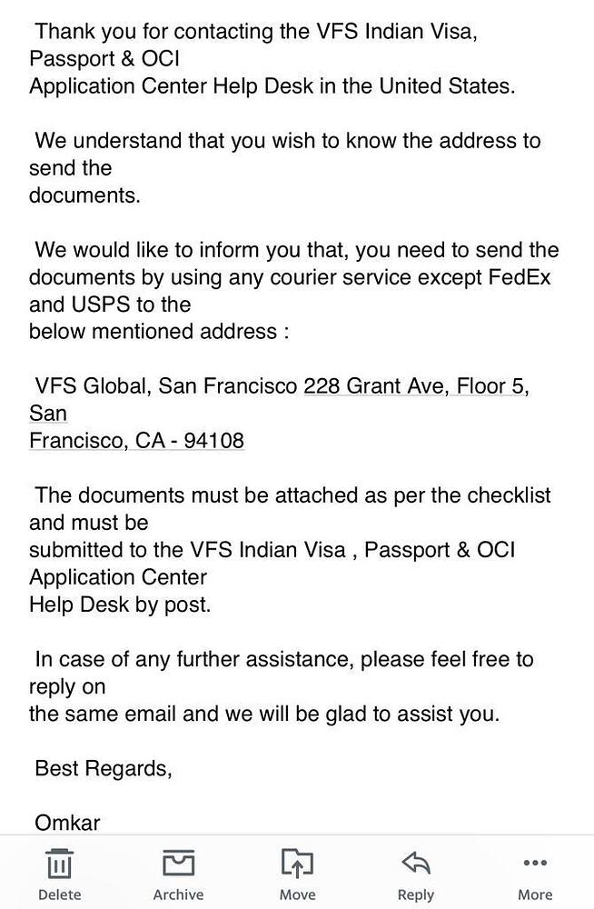 Issues With Indian Passport Renewal Via VFS Global Indian Passport