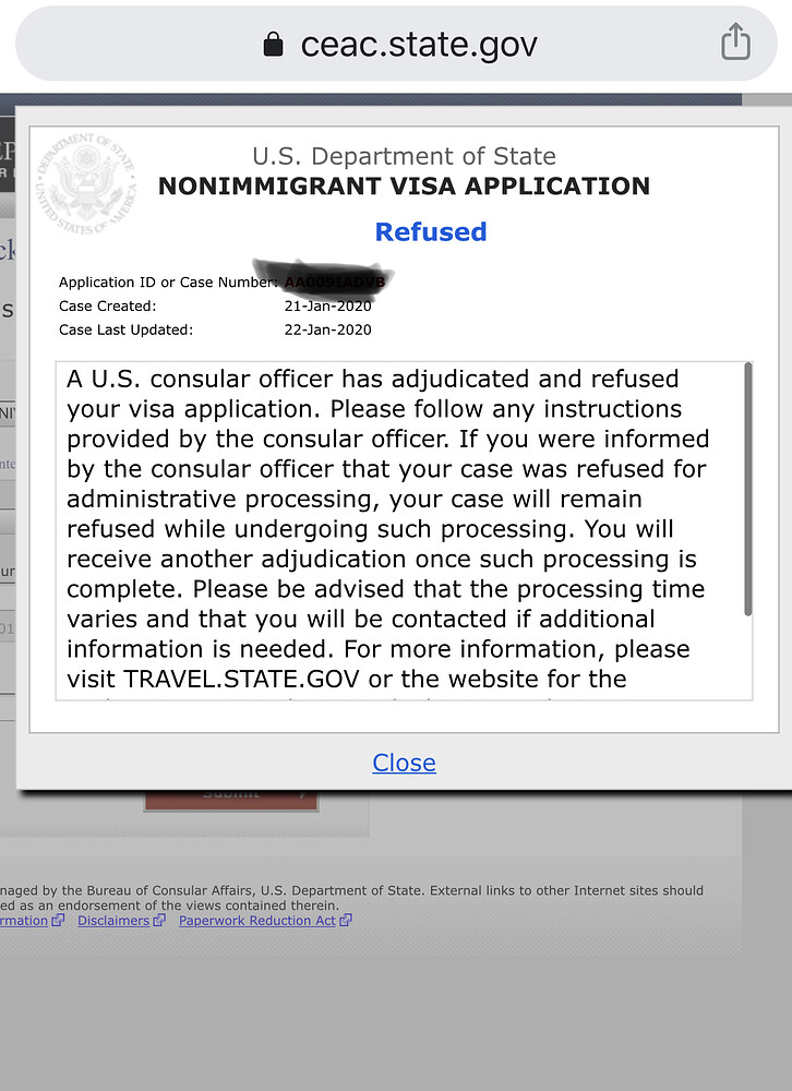 221g and case status refused usa am22tech forum